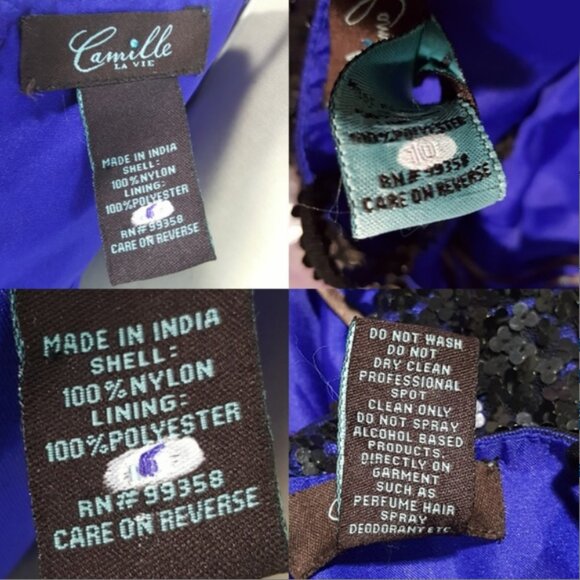 Camielle La Vie Sequin Baby Doll Dress Cocktail Party Wedding Prom Goth Whimsy - Picture 13 of 13